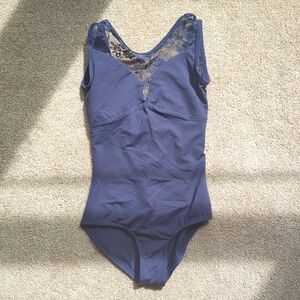 NWOT BALTOGS Navy Blue MC Leotard